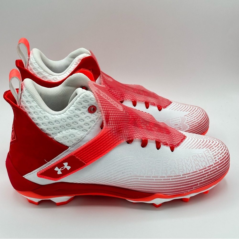 Men’s Under Armour UA Highlight Hammer MC Football Cleats 3025085-100 Size 9.5 - Picture 4 of 10
